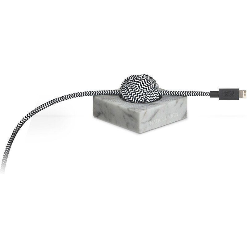 Certifikovaný kabel lightning pro iPhone a iPad - Native Union, Night Cable Marble White