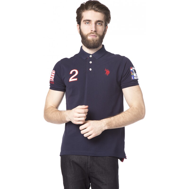 U.S. Polo Assn Polo triko Modrá