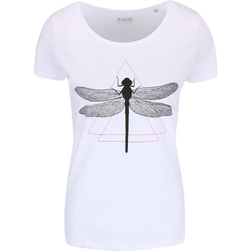 Bílé dámské tričko ZOOT Originál Dragonfly