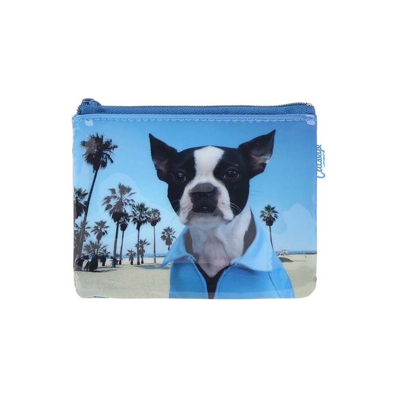 Modrá peněženka na drobné Catseye London Beach Dog