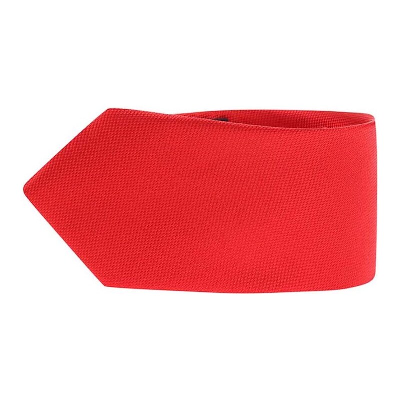 Červená kravata z čistého hedvábí Portia