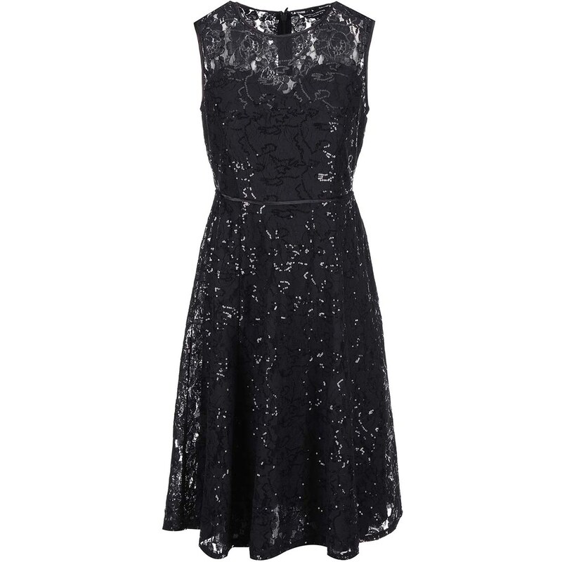 Černé flitrované šaty Dorothy Perkins