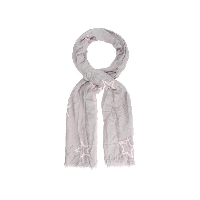 Highlight Company Dámský šátek 188 x 70 cm 344-2015_taupe/pink / onesize