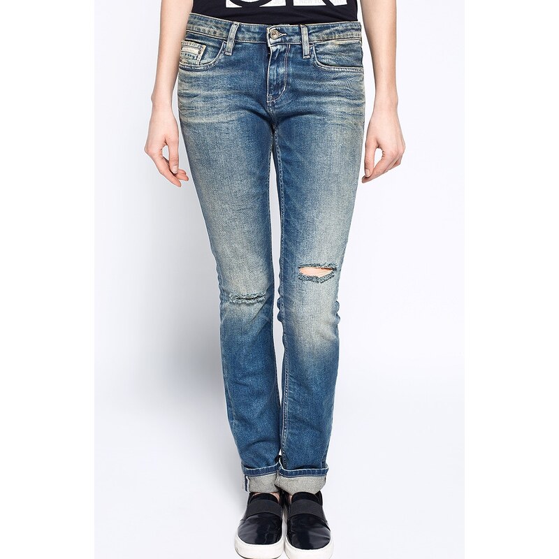 Calvin Klein Jeans - Džíny Mid Rise Slim