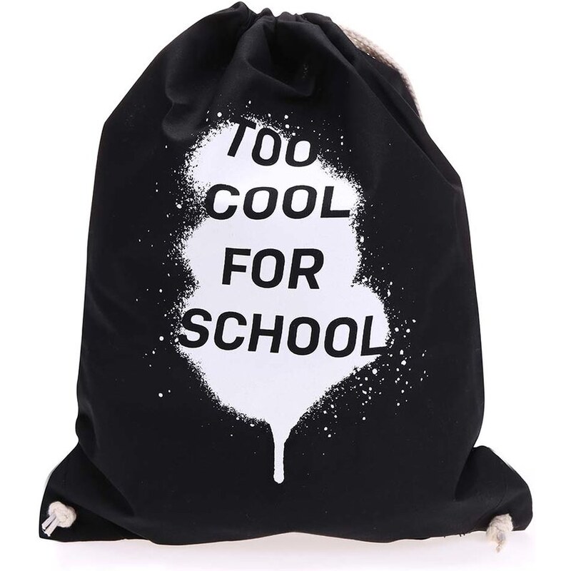 Černý plátěný vak ZOOT Originál Too Cool For School