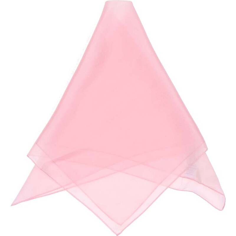 Růžový hedvábný šátek Pieces Elli