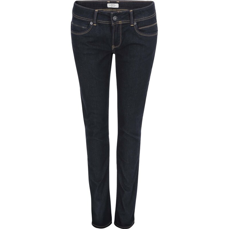 Tmavě modré dámské džíny s nízkým pasem Pepe Jeans New Brooke