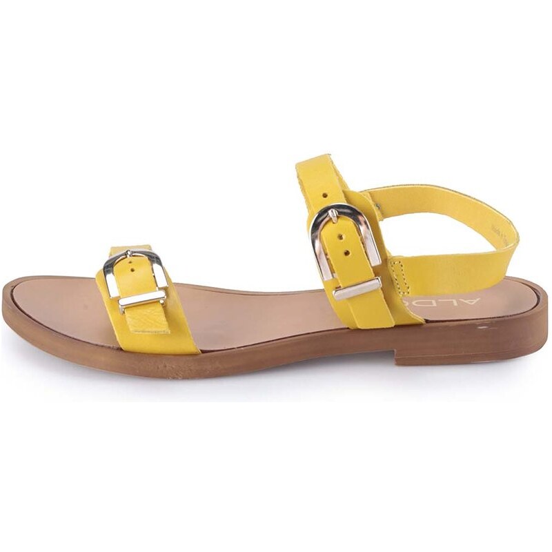 Žluté kožené sandály ALDO Lareani