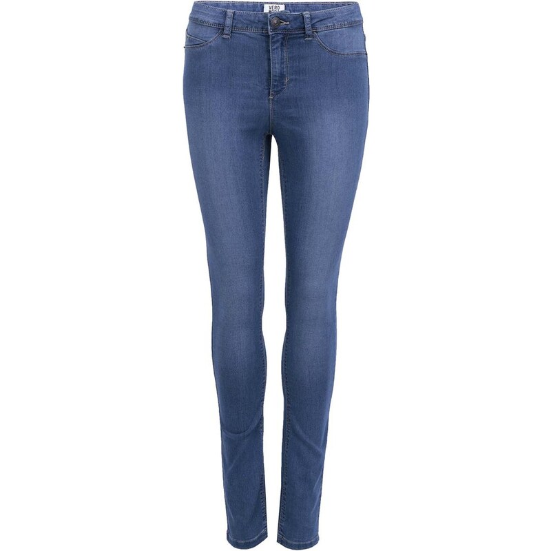 Modré úzké džíny Vero Moda Flex