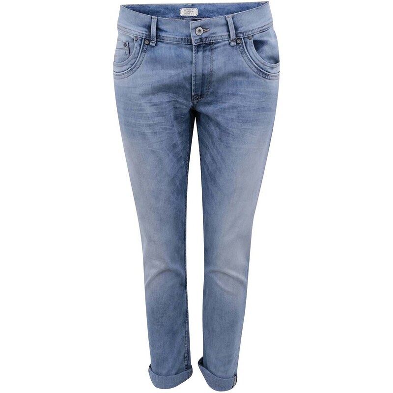 Modré kratší dámské džíny Pepe Jeans Cherry