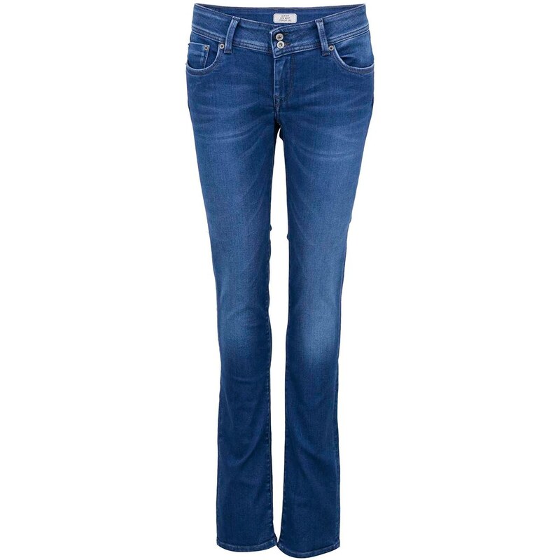 Modré dámské slim džíny Pepe Jeans Divine