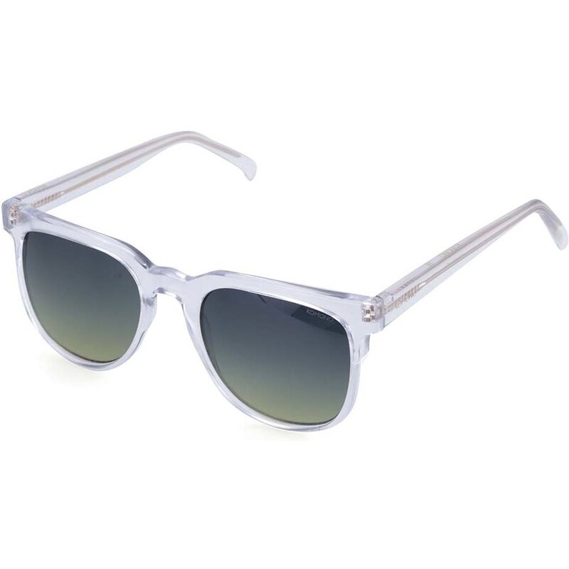 Transparentní unisex sluneční brýle Komono Riviera
