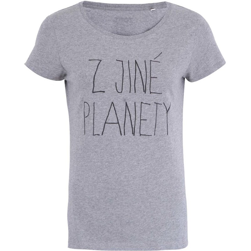 Šedé dámské tričko ZOOT Originál Z jiné planety