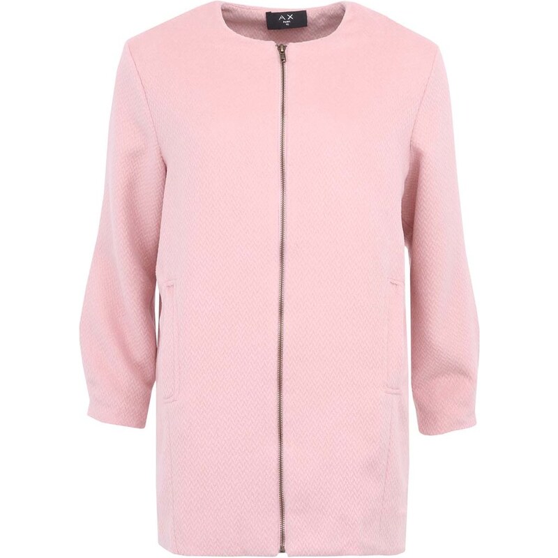 Pastelově růžový kabát AX Paris