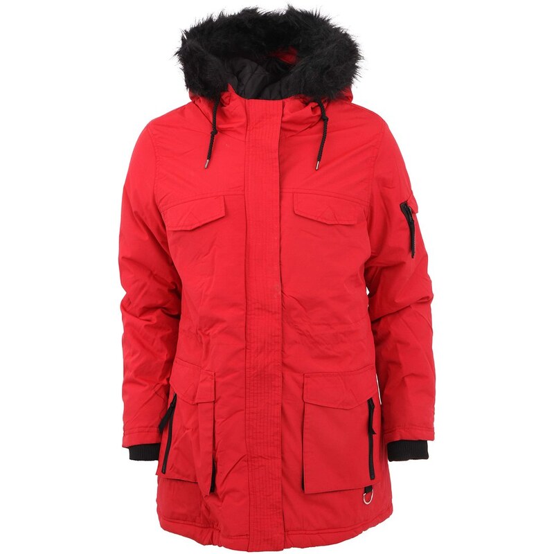 Červený dámský kabát Bellfield Tonso