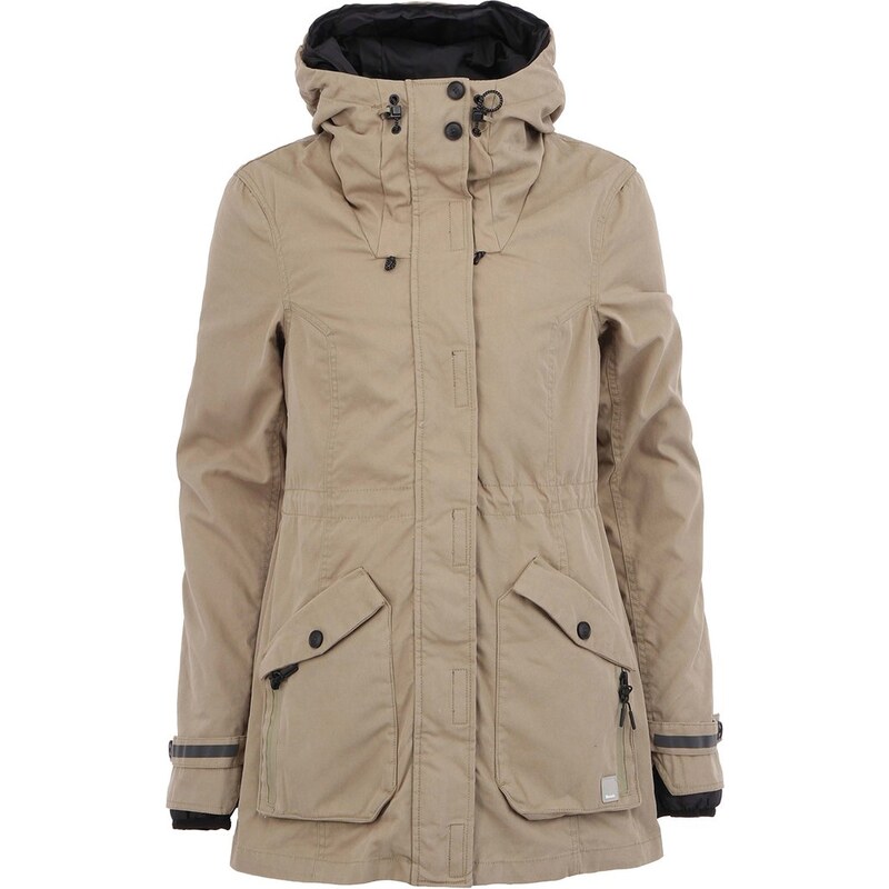 Khaki dámský zimní kabát Bench Kufen