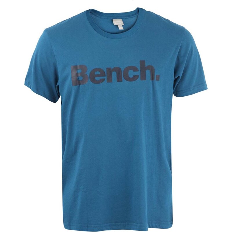Modré pánské triko s logem Bench Corporation