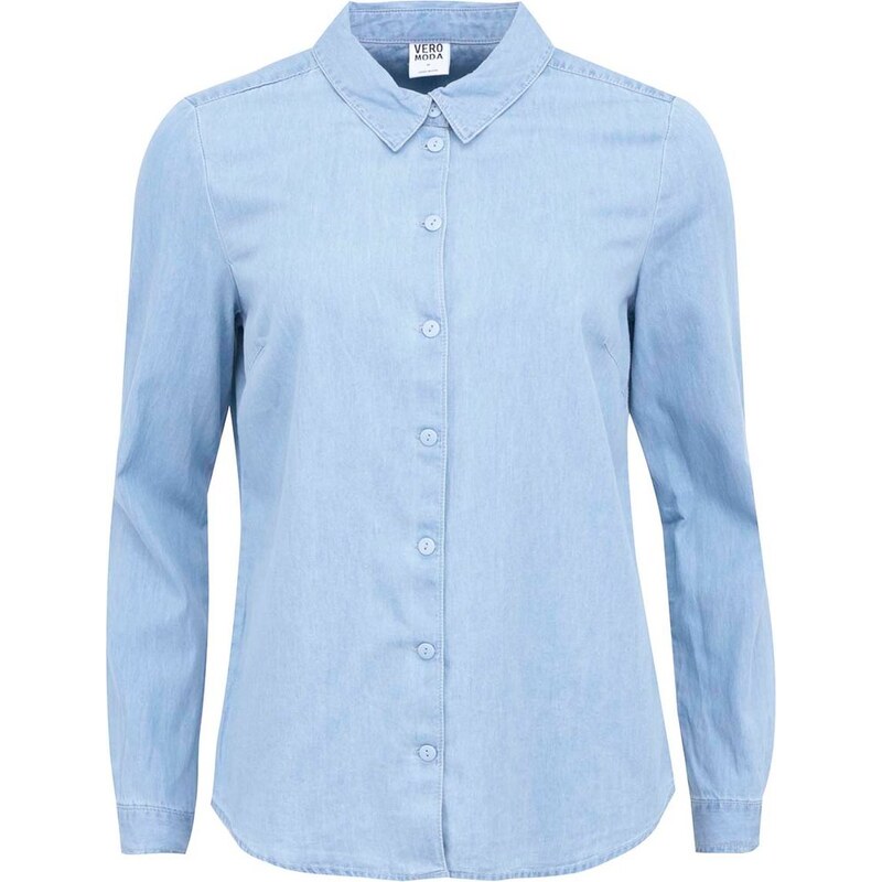 Světle modrá denimová košile Vero Moda Just