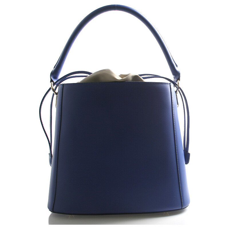 Modrá luxusní kožená kabelka ItalY Patricia modrá
