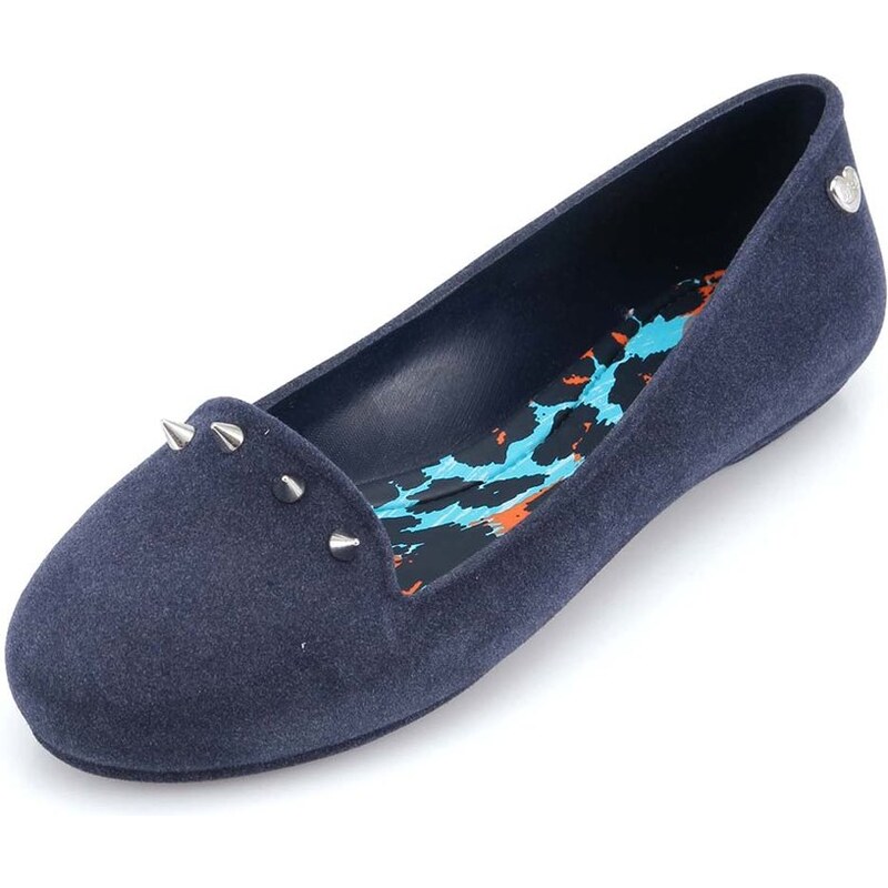 Tmavě modré loafers s ostny Mel Glow