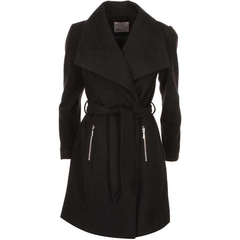 Černý kabát Vero Moda Kate