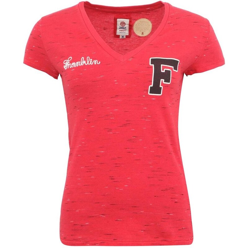 Růžové dámské tričko s krátkým rukávem Franklin & Marshall