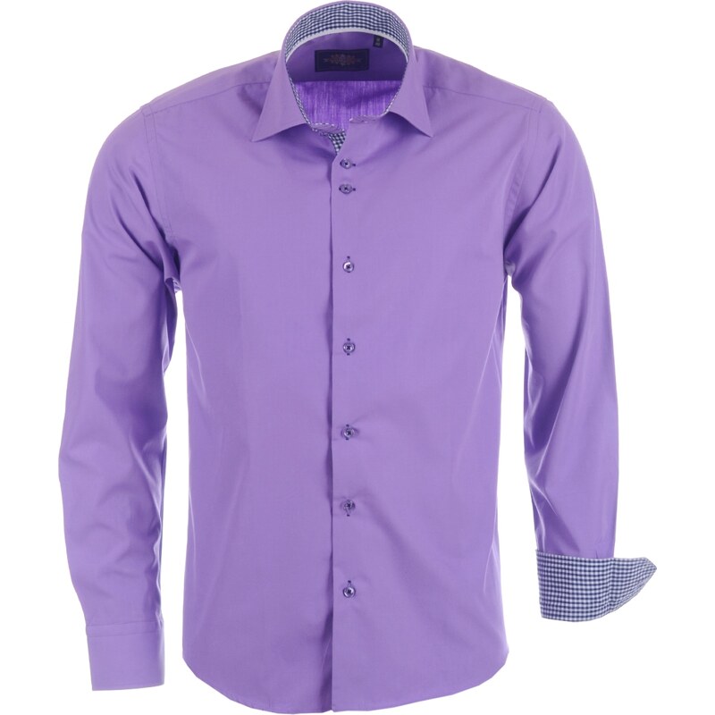 Pánská fialová košile BINDER DE LUXE - vel. XXL