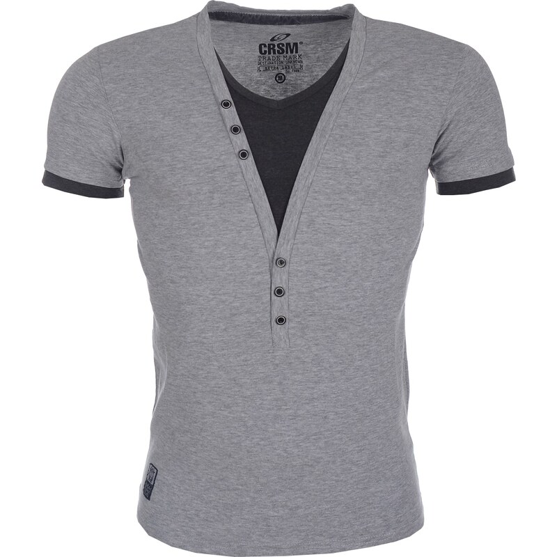 Pánské šedé tričko CARISMA - vel. XL