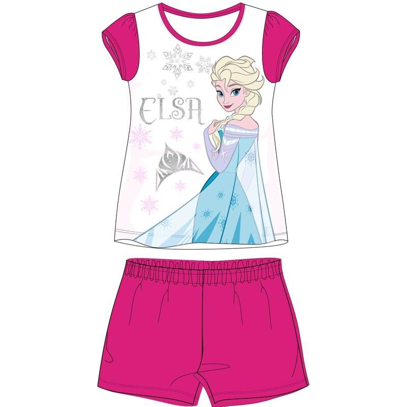 E plus M Dívčí pyžamo Frozen - růžové