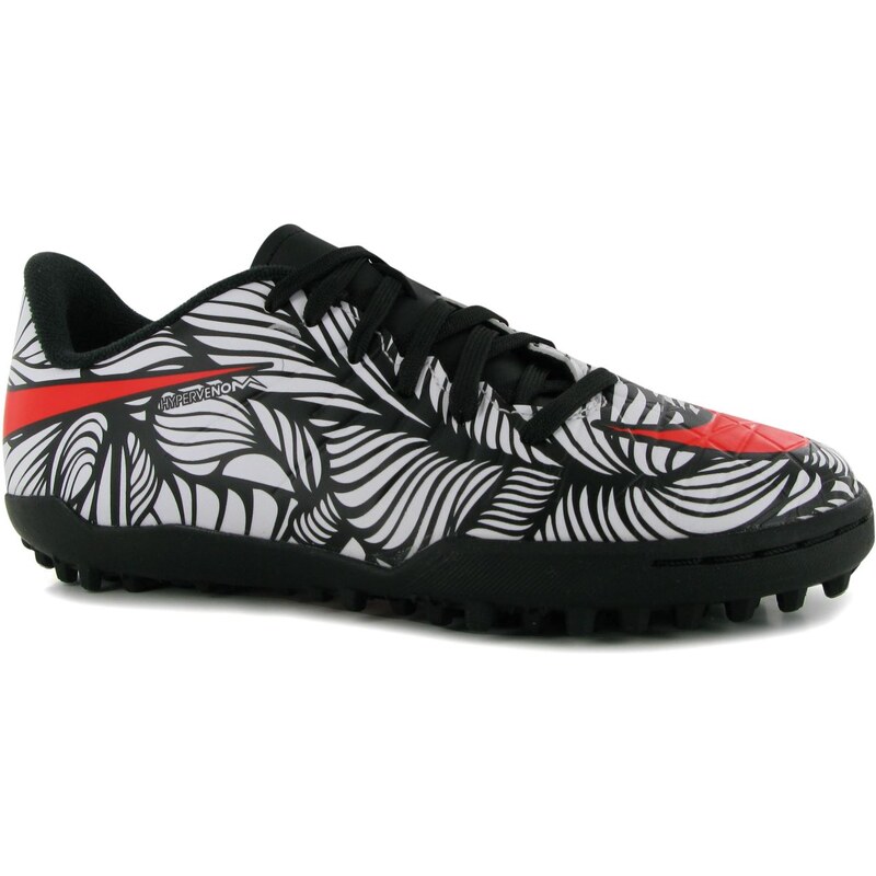 boty Nike Hypervenom Phelon Neymar dětské Astro Turf Black/White