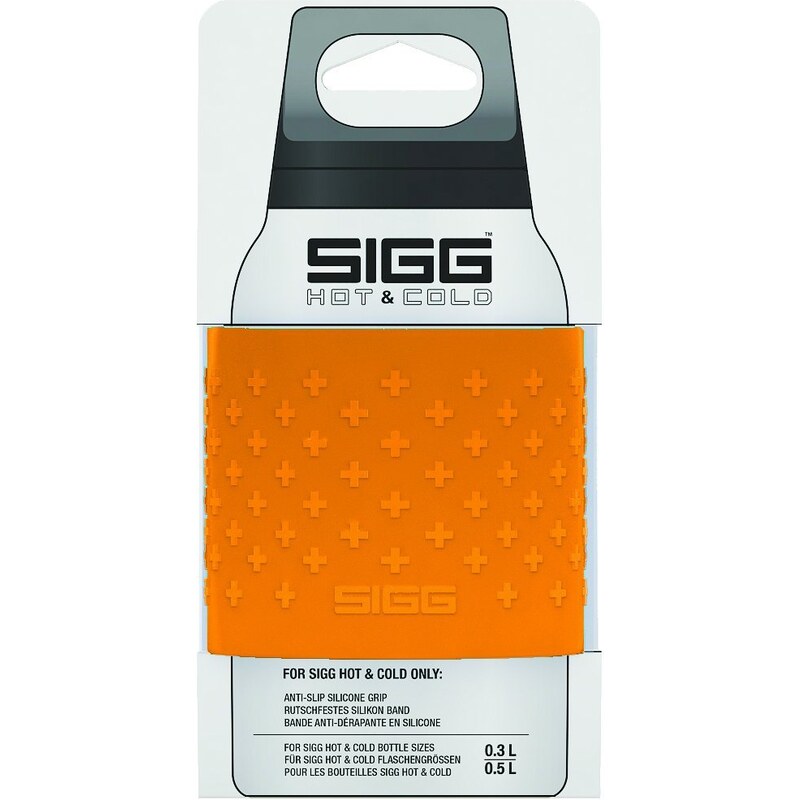 SIGG HOT&COLD silikonový úchop, oranžový