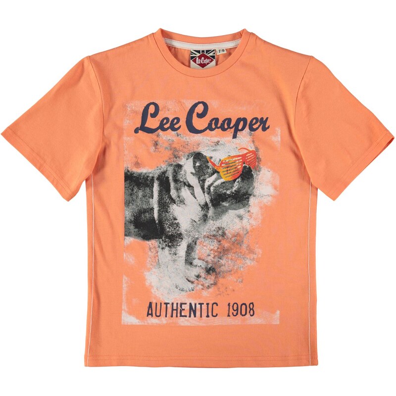 Tričko Lee Cooper dět. oranžová