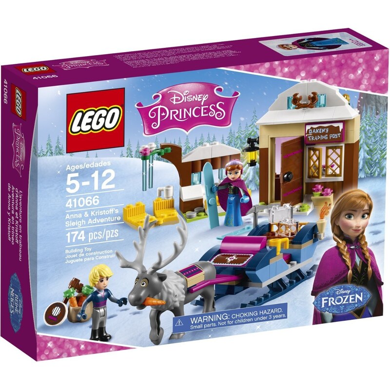 LEGO® Disney Princess™ 41066 Dobrodružství na saních s Annou a Kristoffem