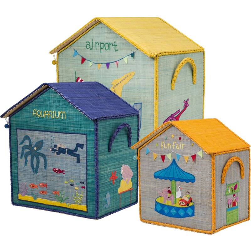 Rice Dětský úložný box House of Toys Velikost L