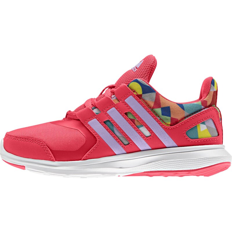 adidas Dívčí běžecké tenisky Hyperfast - růžové