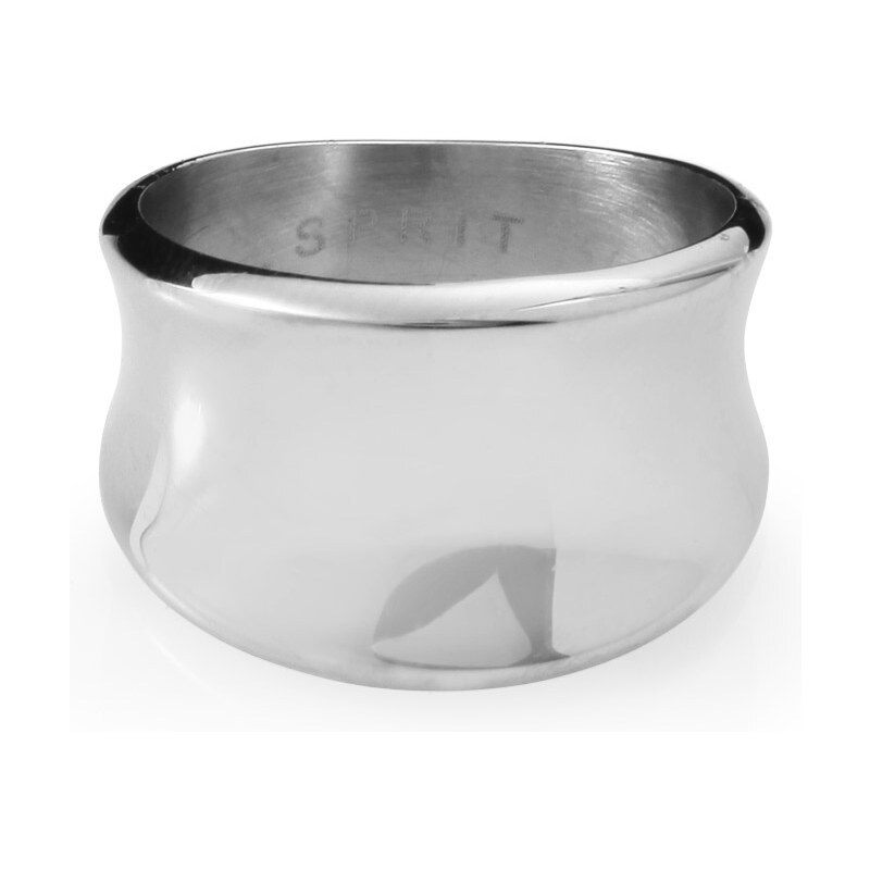 Esprit Nerezový prstýnek stříbrné barvy