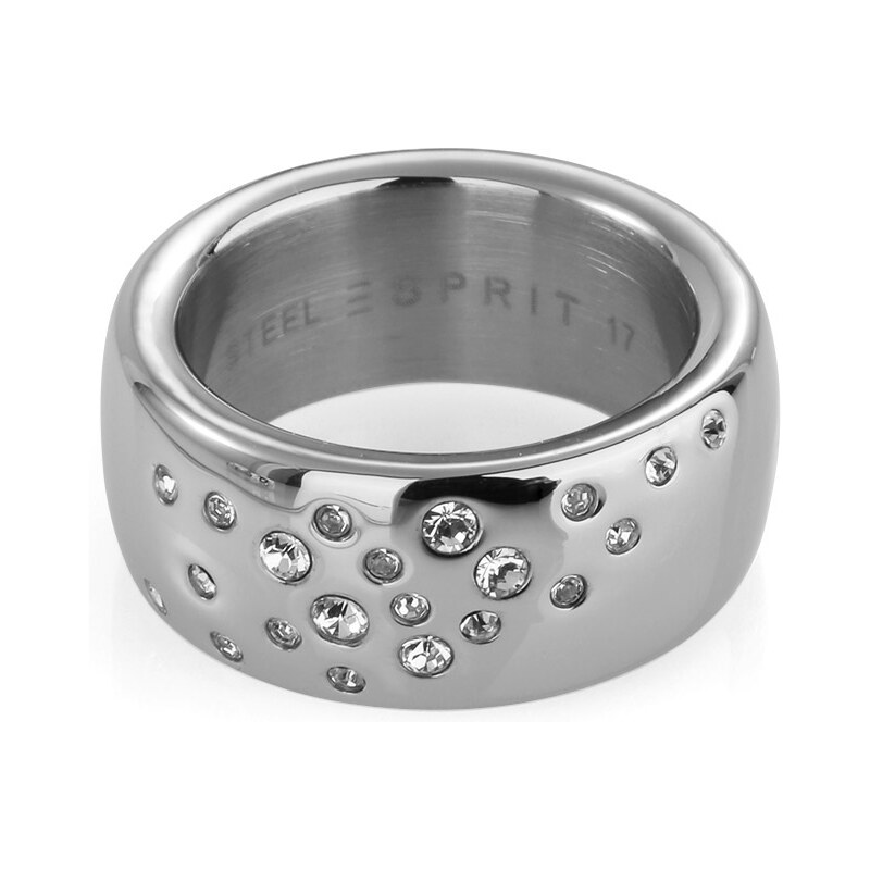Esprit Nerezový prstýnek se stříbrným leskem