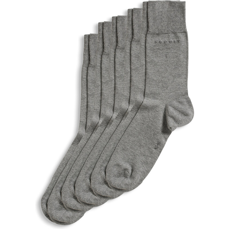 Esprit 5x ponožky z jemného úpletu
