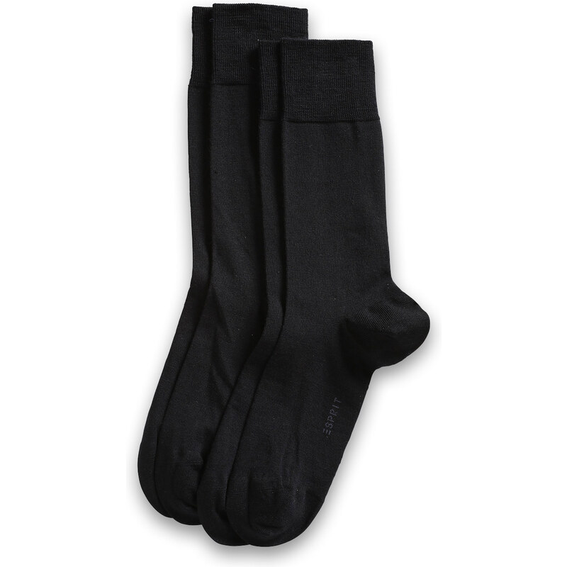 Esprit 2x jednobarevné ponožky