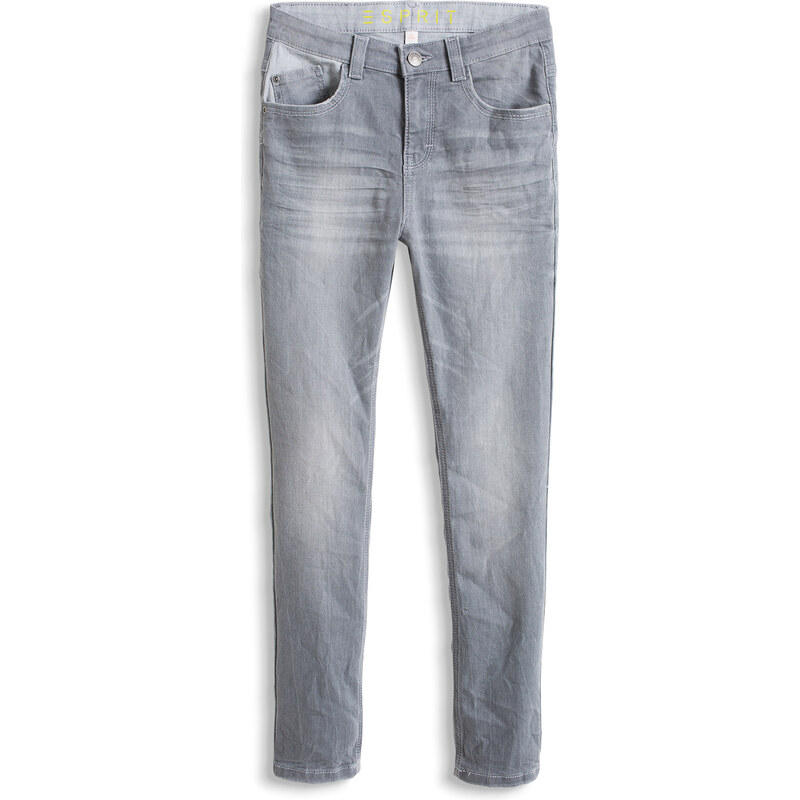 Esprit Šedé strečové džíny z bavlněné směsi