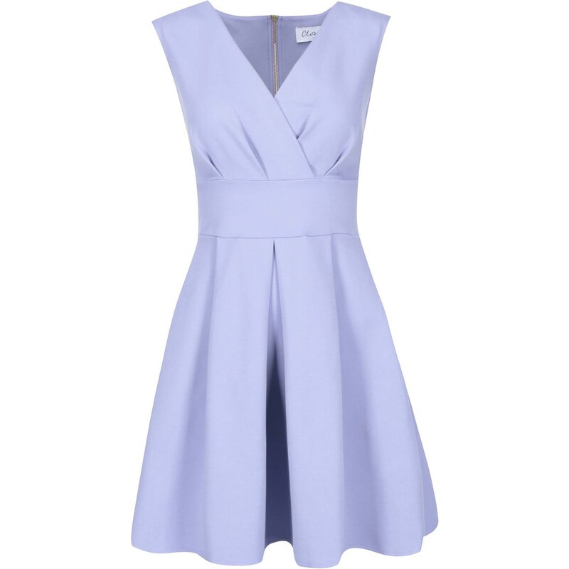Světle modré šaty s áčkovou sukní Closet