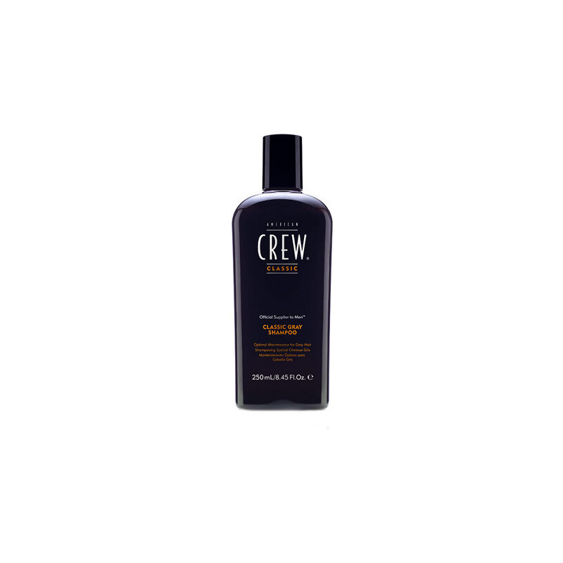 American Crew Gray Shampoo 250ml Šampon na poškozené, barvené vlasy M Pro šedivé vlasy