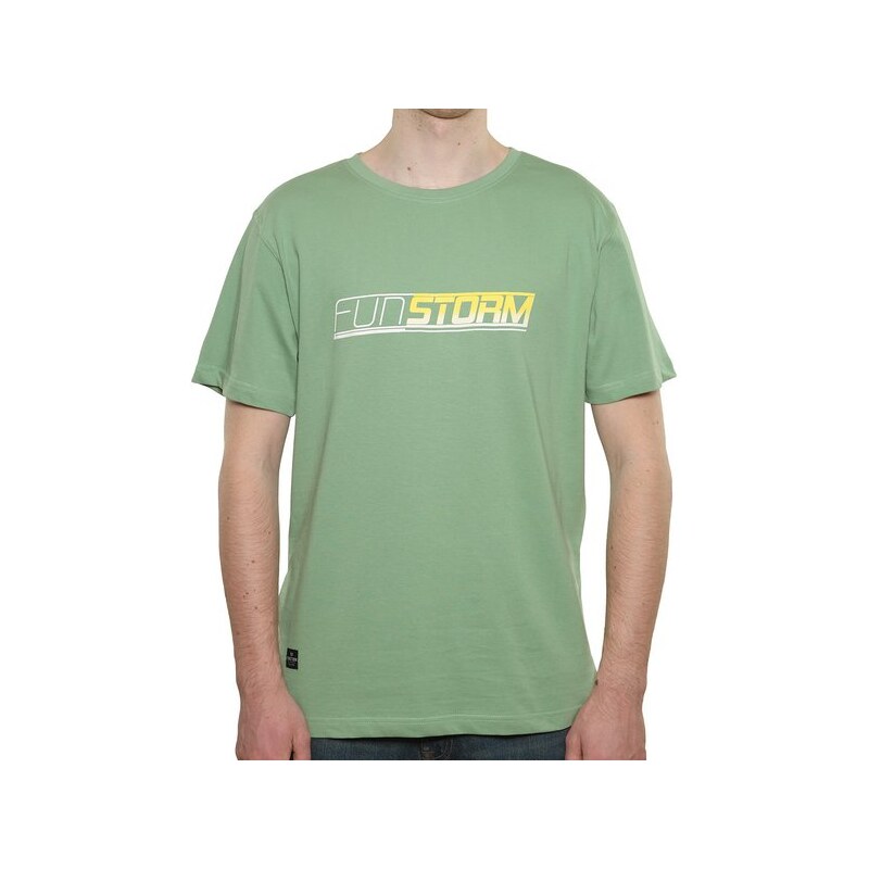 Pánské tričko Funstorm Calmet green XL