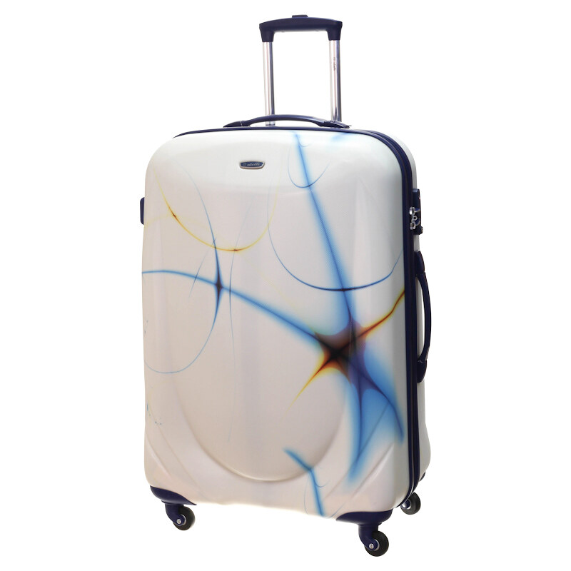 Cestovní kufr Dielle L 01R-70-29 bílá