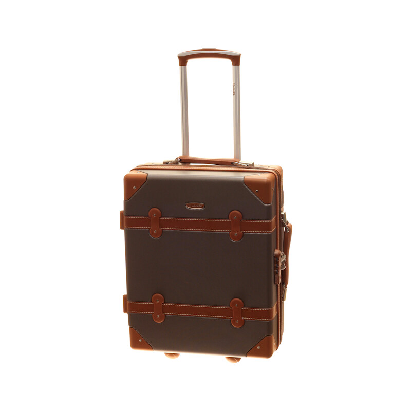 Cestovní kufr Dielle S 1950-50-25 hnědá