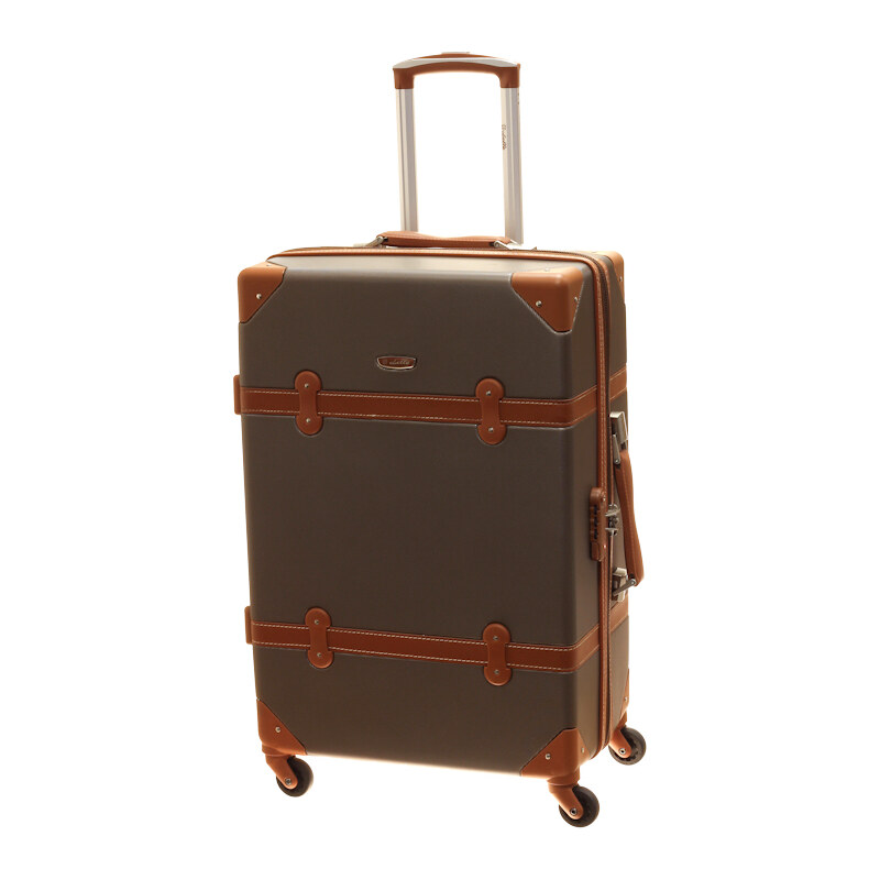 Cestovní kufr Dielle M 1950-60-25 hnědá