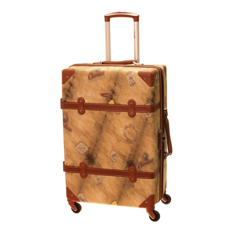 Cestovní kufr Dielle M 1950-60-44 hnědá