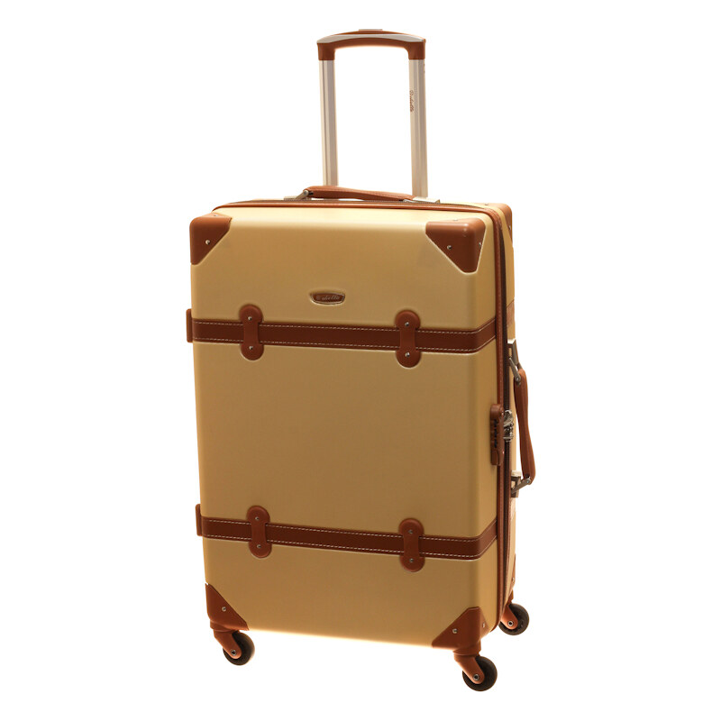 Cestovní kufr Dielle M 1950-60-67 béžová
