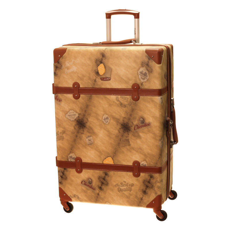 Cestovní kufr Dielle L 1950-70-44 hnědá