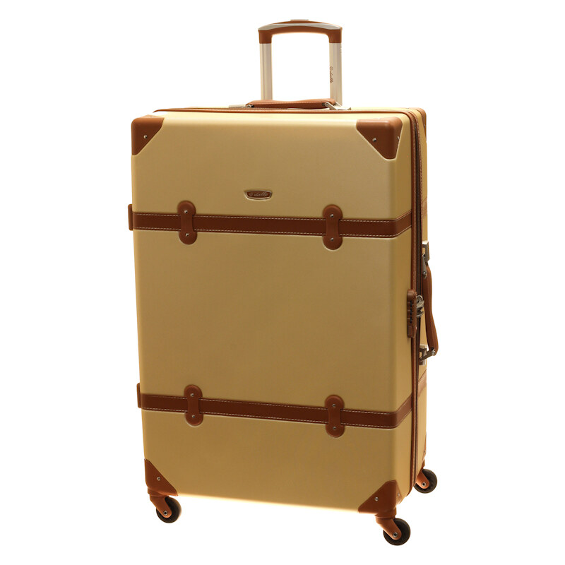 Cestovní kufr Dielle L 1950-70-67 béžová